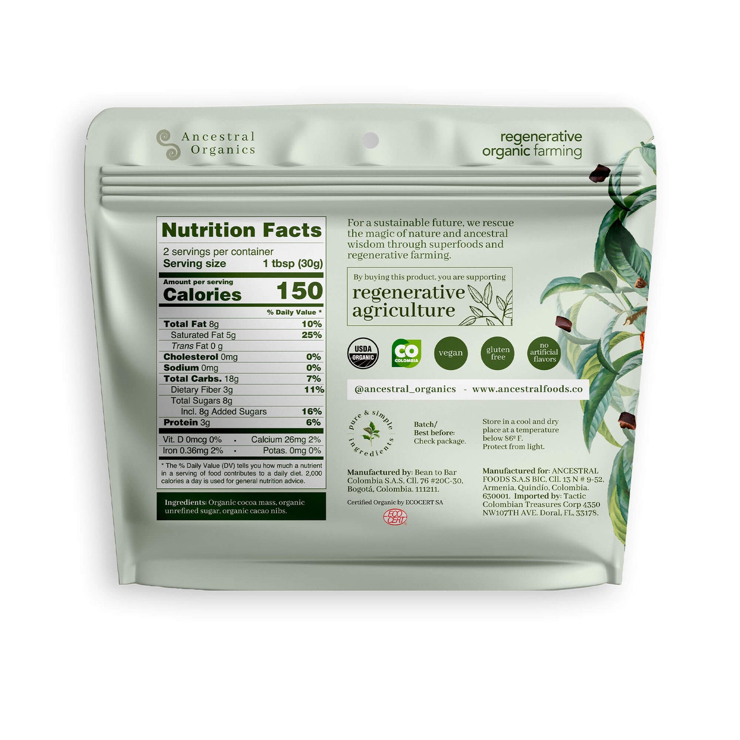 Organic Dark Chocolate Covered Cacao Nibs